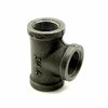 Thrifco Plumbing 1 Inch Black Steel Tee 8317067